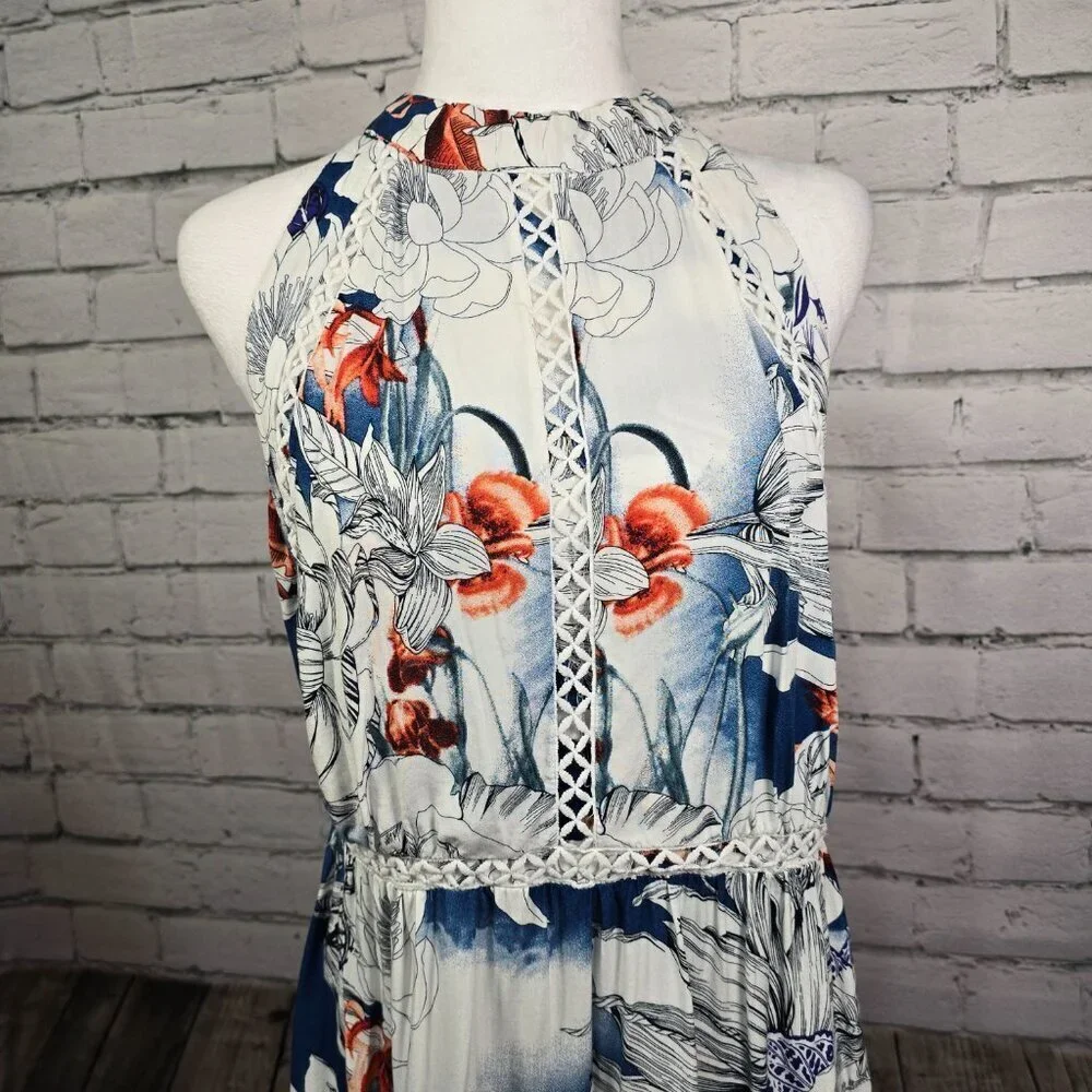 JAASE ENDLESS BOHEMIAN MAXI DRESS MAGNIOLIA PRINT FLORAL SIZE XL NWT - Picture 6 of 10